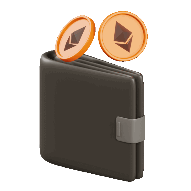 A black leather wallet holding gold PGC coins